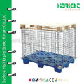 large plastic pallet storage container